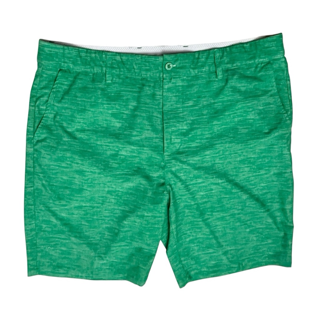 Head Golf Shorts Mens Sz 38x9 Green-Heathered Flat Front Stretch Pockets NWOT